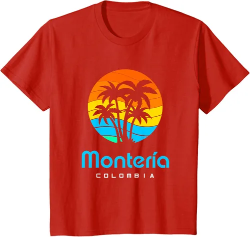 Vista 3 de Camiseta Montería Colombia, Negro