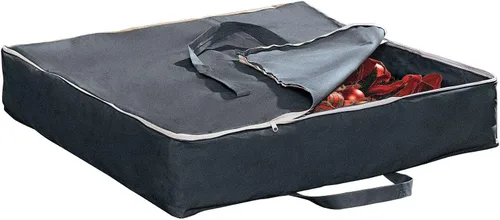 Vista 4 de BrylaneHome Bolsa de almacenamiento para árbol emergente de 6 pies - Gris