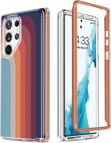Vista 24 de Esdot Funda para Samsung Galaxy S23 Ultra, Grado Militar que Pasa Prueba de Caída de 21 pies, Cubierta Resistente con Diseños de Moda para Mujeres