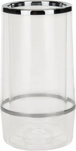 Vista 3 de Winco Cubo de vino prémium de 4 cuartos de galón, acabado espejo