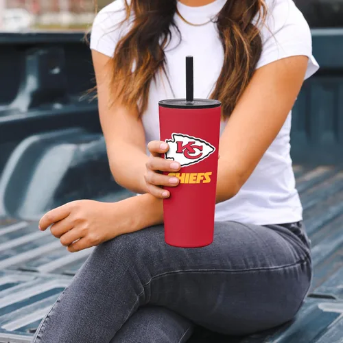 Vista 6 de FOCO NFL - Vaso de viaje de 22 onzas con aislamiento con logotipo de equipo de la NFL unisex