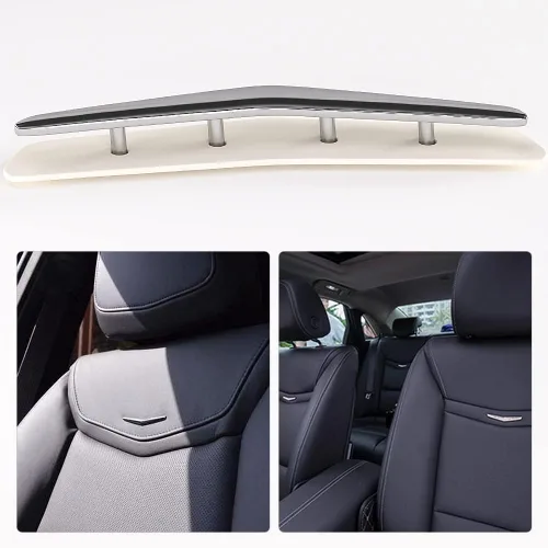 Vista 4 de Reemplazo para interior Posher asiento de cabina Wave Crest Badge Cadillac ATS XTS XT5 oe# 23267944 Cuero