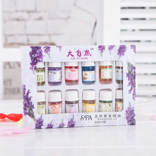 Vista 4 de Un paquete de 12 aceites aromáticos de perfume aromático en 12 aromas diferentes, 0.1 onzas líquidas cada botella