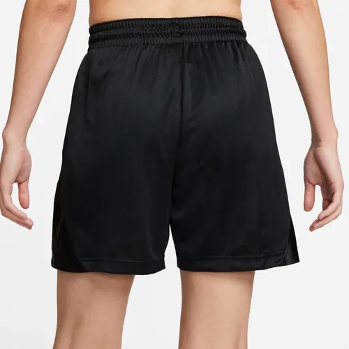 Vista 4 de Nike Dri-FIT ISoFly - Pantalones cortos de baloncesto para mujer, NegroBlanco