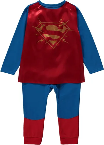 Vista 8 de DC Comics Toddler Boys Superhero Costume - Zip Up Jumpsuit with Cape