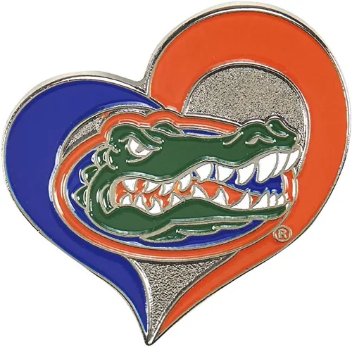 Vista 21 de aminco NCAA - Pin de corazón de remolino unisex