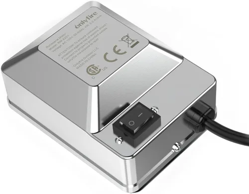 Vista 4 de Kit de rotisería de reemplazo con parrilla universal Onlyfire - Varilla hexagonal / motor eléctrico de acero inoxidable