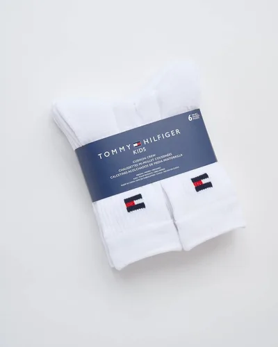 Vista 13 de Tommy Hilfiger Calcetines deportivos unisex para niños, calcetines acolchados (6 unidades)