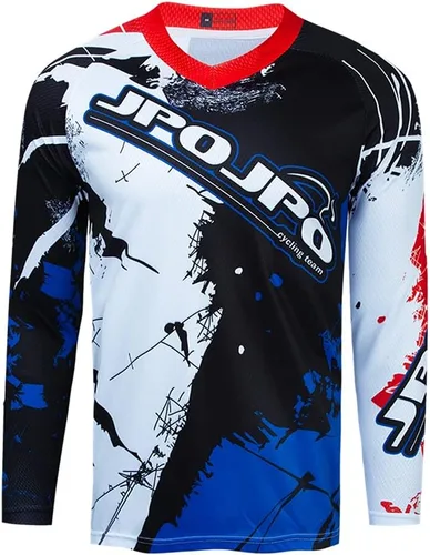 Vista 2 de Ciclismo Jersey Hombres MTB Motocross Gear Downhill Racing Shirt Mountain Bike Wear
