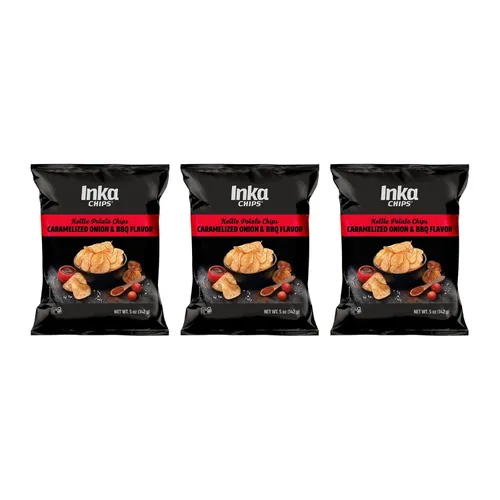 Vista 9 de Inka Crops Patatas fritas Kettle Cebolla carmelizada y barbacoa, 5 onzas (paquete de 1)