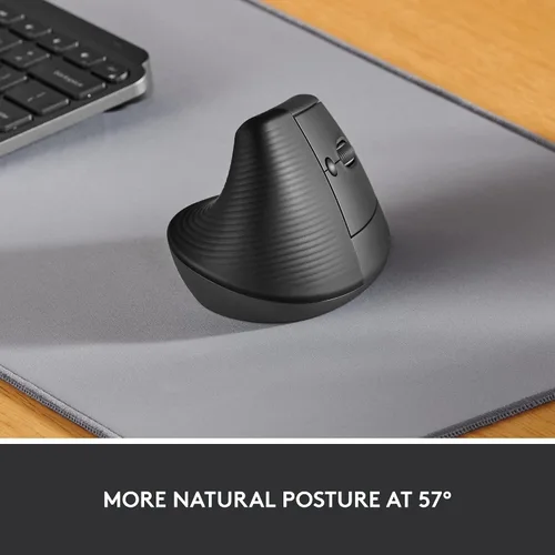 Vista 3 de Logitech MX Keys - Mini teclado y mouse ergonómico vertical - Inalámbrico, teclas retroiluminadas, Bluetooth o Logi Bolt receptor USB, silencioso
