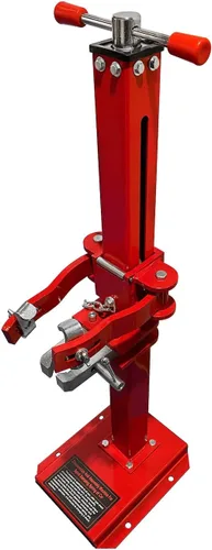 Vista 7 de Compresor de resorte automático para vehículos hidráulicos de servicio pesado rojo Mano, compresor de bobina de resorte, mango de elevación