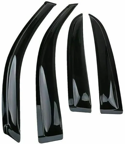 Vista 6 de Deflectores de ventana compatibles con Chevrolet Equinox 2005-2009 protector de deflector de ventana para ventana de sol y lluvia