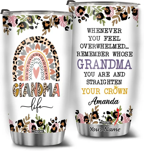 Vista 22 de WHIDOBE Vaso de jubilado personalizado (1 niño) personalizado jubilado bajo nueva administración, mira a los nietos para obtener detalles, vaso