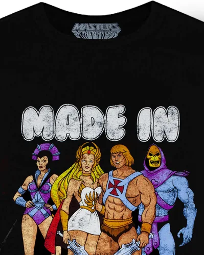 Vista 5 de Masters Of The Universe - Camiseta para hombre, diseño de superhéroes y villanos, S, Negro