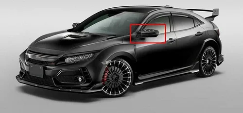 Vista 3 de Tapas de espejo para Mugen Honda Civic Type-R FK8 2016 2017 2018-2020