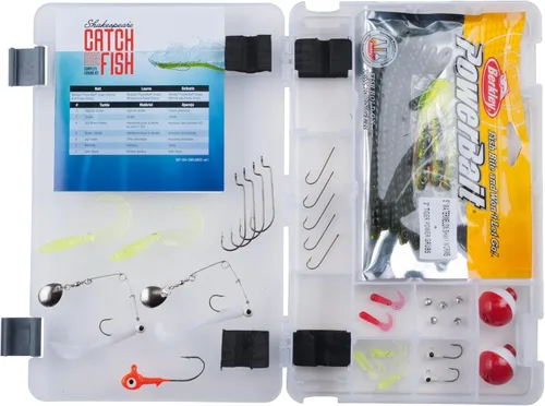 Vista 3 de Shakespeare Catch More Fish Combo de carrete y caña de pesca con kit Ladies