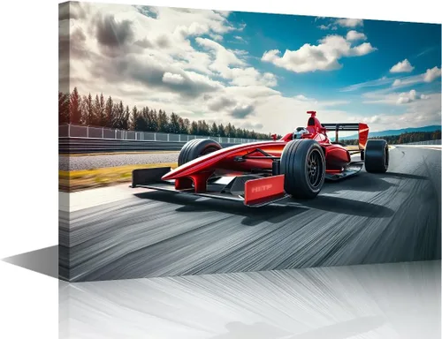Vista 22 de Car Pictures for Living Room Wall Decor Super Car Driving Art Prints City Highway Road Paintings 1 Piece Canvas Wall Art Super Car Canvas Prints