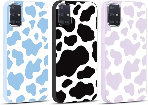 Vista 32 de Pack de 2 fundas con estampado de guepardo para Samsung Galaxy A03s 4G de 6.5", fundas de diseño de patrón de leopardo de lujo, de silicona suave
