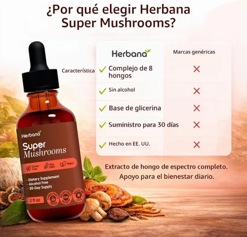 Vista 7 de Super Mushroom Complex 8 en 1 Extracto líquido – Gotas de 2 onzas líquidas con melena de león Reishi Cordyceps Chaga Maitake cola de pavo Shiitake