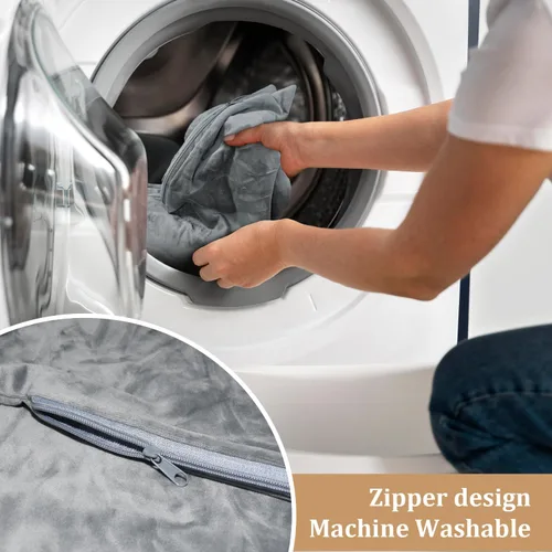 Vista 6 de Almohadilla térmica para gatos, cama eléctrica impermeable para gatos para interiores con cable resistente a los masticables, funda suave lavable