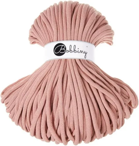 Vista 24 de Bobbiny - Cordón trenzado de macramé jumbo de 9 mm (color aloe), 108 yardas/330 pies