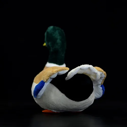 Vista 6 de lilizzhoumax Animal de peluche de pato real, peluche súper suave, juguetes para niños, juguetes para niñas, regalo para niños, almohada de pato