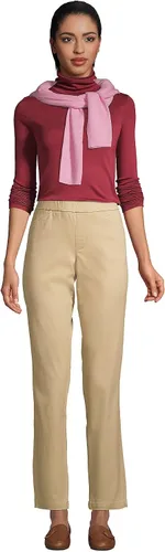 Vista 29 de Lands' End Supima - Suéter de cuello alto y mangas largas para mujer