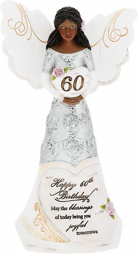 Vista 12 de Pavilion Gift Company 82413 Elements Angels - Bendición de cumpleaños: que los deseos de hoy te traigan hermosos mañanas Figura de ángel de 6