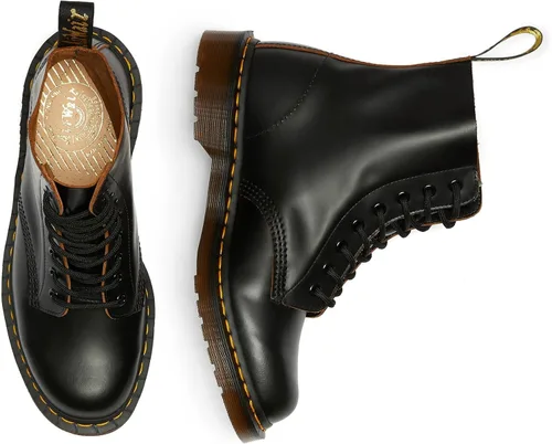 Vista 9 de Dr. Martens, Botas industriales ligeras para mujer Maple Zip con puntera de acero Negro