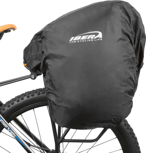 Vista 5 de Ibera Funda de lluvia para bicicleta para todo tipo de clima para bolsas y alforjas