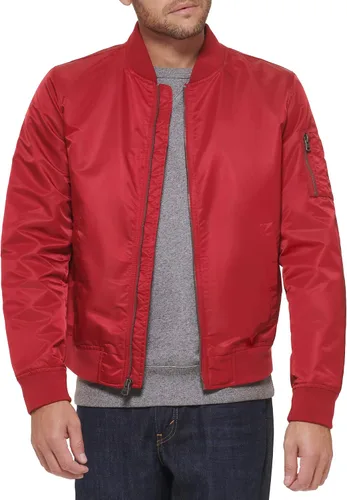 Vista 21 de Levi's MA-1 Flight chamarra satinada sin relleno para hombre