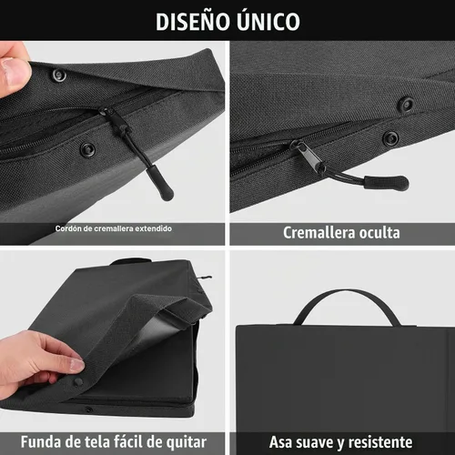 Vista 8 de WORKPRO Almohadilla para Arrodillarse de 17" con Cubierta Removible, Almohadillado Suave para la Rodilla, Almohadilla Grande de Espuma
