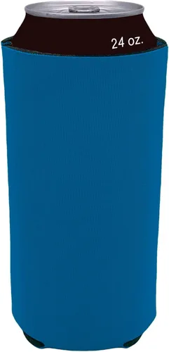 Vista 12 de Espuma en blanco plegable de 24 oz. Can Coolie (variedad, paquete de 6)