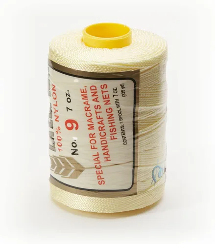 Vista 62 de N° 9 - 100% Cordón de Hilo de Nylon Omega para Tejer y Crochet - 01 Blanco