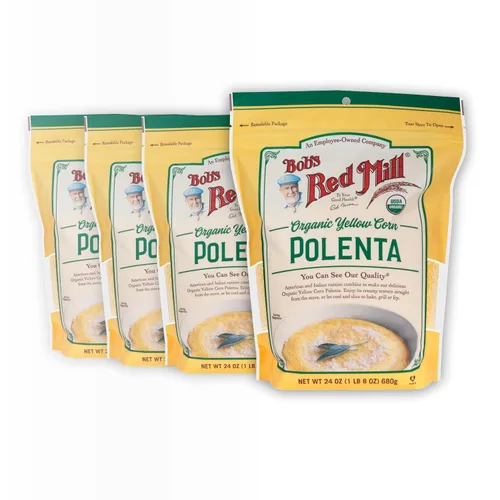 Vista 6 de Bob's Red Mill Sémola de Maíz Orgánica / Polenta, 24 oz (Paquete de 1) - Vegano, Kosher