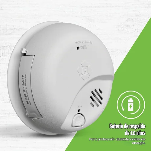 Vista 2 de First Alert Combinación de cableado de humo y monóxido de carbono Alaram