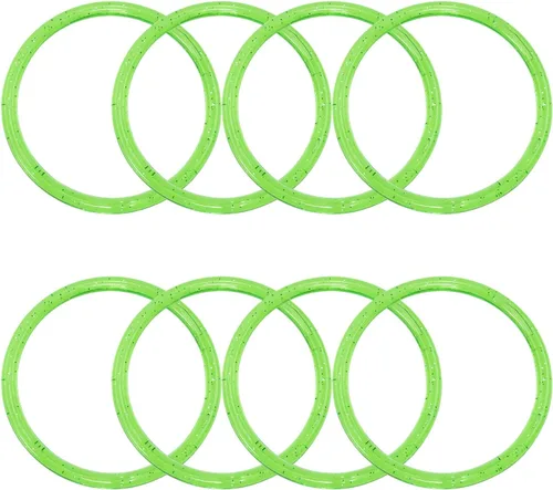 Vista 10 de PENTA ANGEL Pulseras con purpurina de los años 80, 8 piezas, retro neón de los años 90, para fiesta de disfraces, pulseras de juguete, anillo