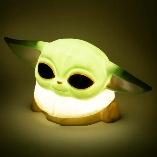 Vista 2 de The Mandalorian Baby Yoda Grogu - Lámpara de escritorio con licencia oficial de Star Wars, plástico