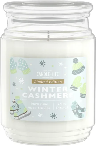 Vista 9 de Candle-lite Velas perfumadas de otoño, pera Anjou y manzana con ámbar dorado, frasco de 18 onzas con mecha única, orgullosamente fundido en EE. UU.