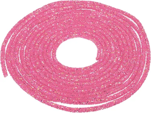 Vista 65 de MECCANIXITY Cuerda de lentejuelas con purpurina de 2.5 yardas, 6mm, 0.24 pulgadas, cuerda de tubo de lentejuelas con diamantes de imitación