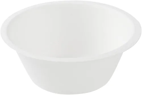 Vista 8 de Restaurantware Pulp Safe - Tazones de ensalada de 8 onzas, sin PFAS añadidos, 100 cuencos desechables – Tapas se venden por separado cuencos