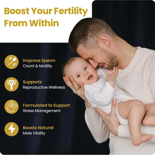 Vista 2 de SEMANOID (60 cápsulas) Fórmula máxima de fertilidad y voluminizador de semen - Ingredientes avanzados de fertilidad y mezcla de vitaminas prenatales