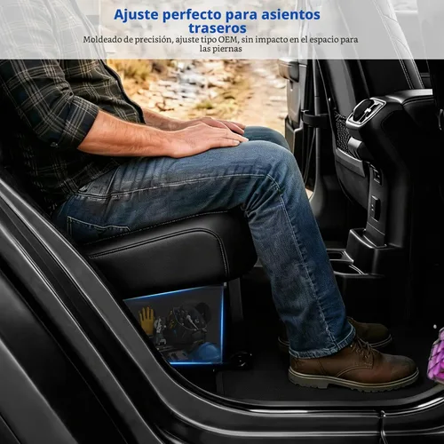 Vista 3 de DIAMOOKY Almacenamiento debajo del asiento trasero para Jeep Wrangler JL