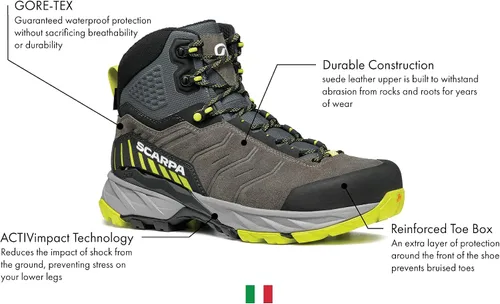 Vista 2 de SCARPA Men's Rush Trk GTX Waterproof Gore-Tex Hiking and Backpacking Boots