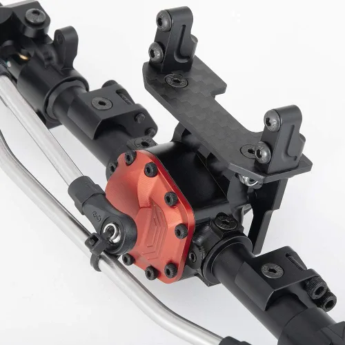 Vista 6 de Aleación completa eje delantero y eje trasero actualización de engranaje de acero para 1:10 Axial SCX10 II 90046/90047 SCX10 90027/90028 RC Jeep