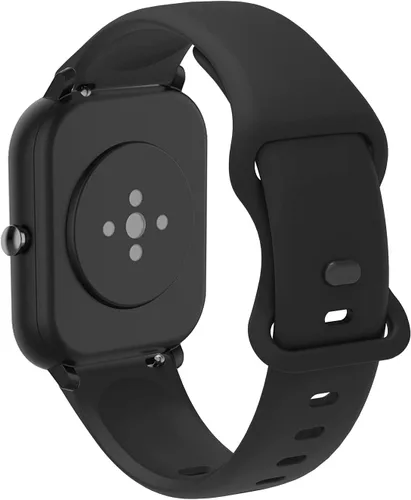 Vista 2 de Correa de repuesto de silicona compatible con Amazfit Bip U/Bip U Pro/Gtr Mini/Gts 4/Gts 4 Mini 0.787 in Sport Strap Watch Wristband