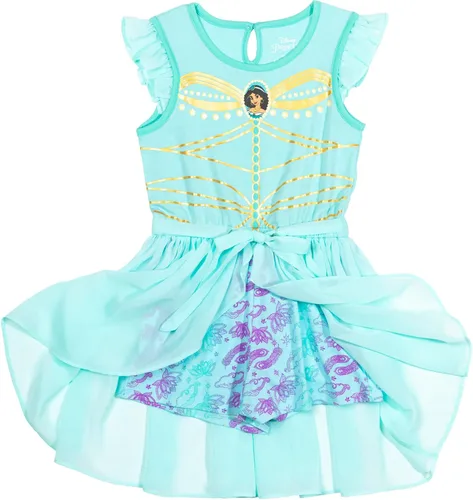 Vista 2 de Disney Princess Moana Frozen Ariel Cenicienta Tiana - Mameluco y falda para niñas pequeñas a niños grandes
