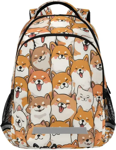 Vista 18 de ALAZA Mochilas de viaje con diseño de mariposa, luna y estrella, color azul turquesa, mochila escolar para hombres, mujeres, adolescentes y niños