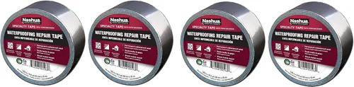 Vista 9 de Nashua cinta de aluminio para reparaciones impermeables, de 48 mm de ancho, 11 ml de grosor y 10 mm de longitud